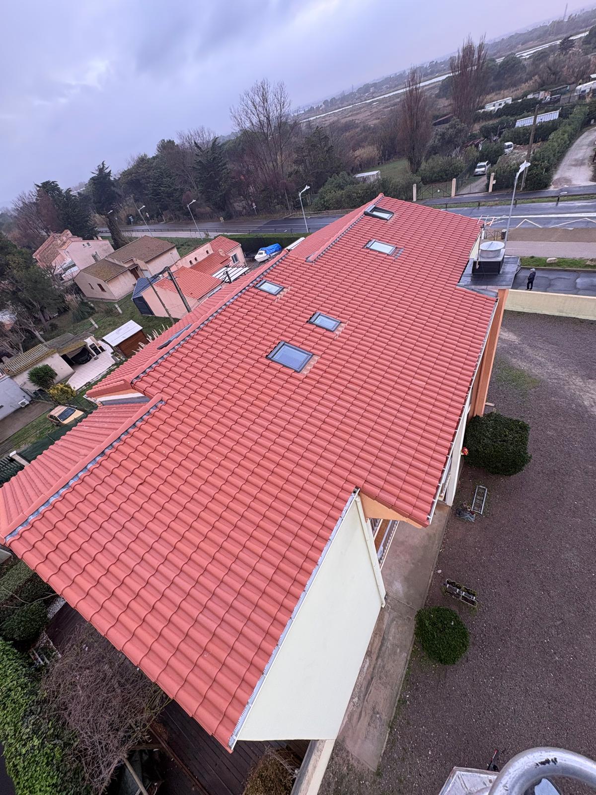 Rénovation de toiture avec Velux · Hérault