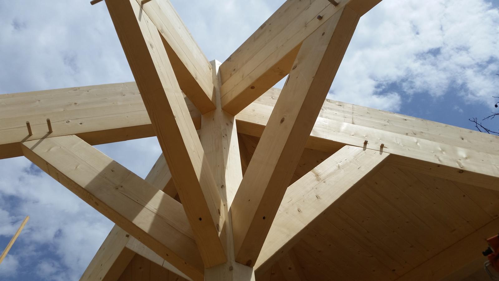 Charpente bois traditionnelle · Hérault